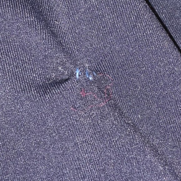 Navy Blue Cropped Lululemon Leggings - Picture 3 of 5